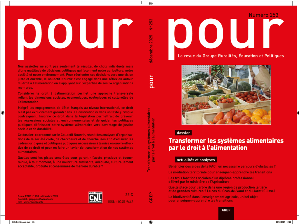 Transformer les systèmes alimentaires par le droit à l'alimentation